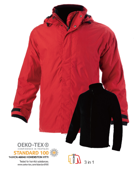 Active jacket 3 in 1